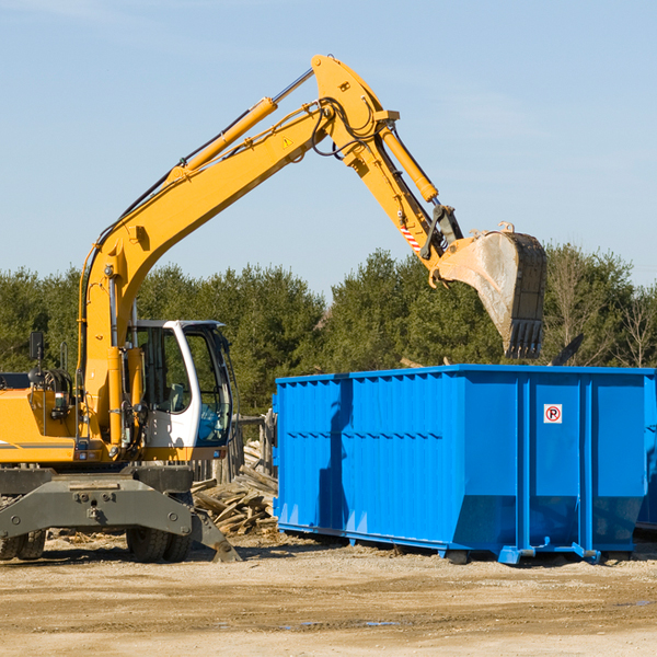 are there any restrictions on where a residential dumpster can be placed in Graton California